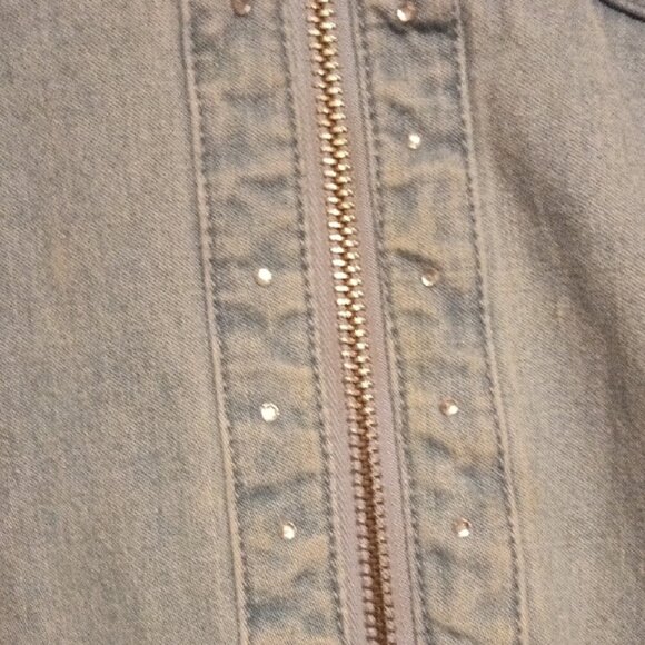 C.D. Daniels Light Blue Denim Jacket Size 3X - Picture 4 of 13